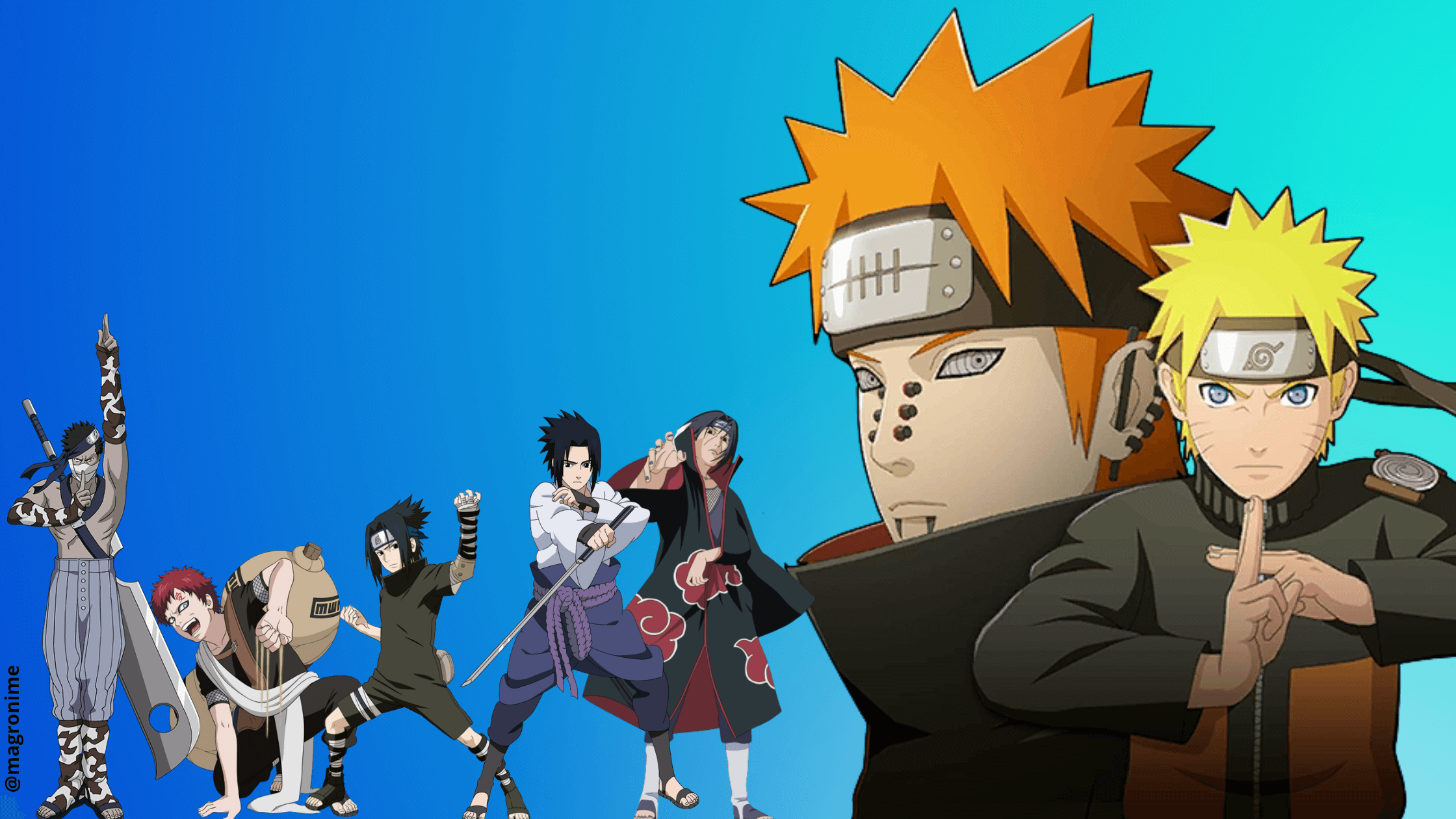 Naruto Clássico e seus arcos.